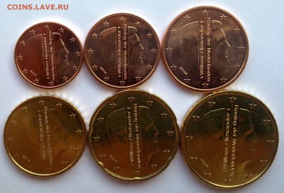 Нидерланды набор евроцентов 2014 Виллем-Алексан 12.08 22.00 - 070820149525