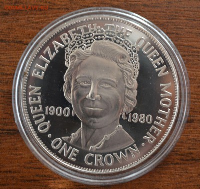 1 крона королева Елизавета о.Мэн 10,08 - 22,00 - 1 крона королева Елизавета о.Мэн.JPG