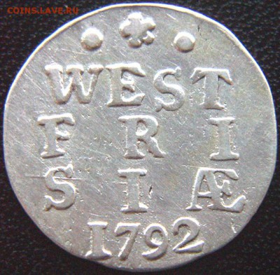 Нидерланды. Зап. Фризия_2 стювера 1792. Ag; до 07.08_22.18 - 8409