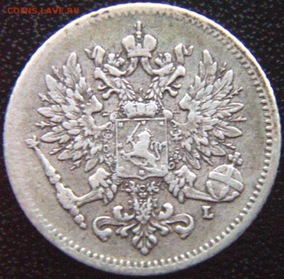 Царская Финляндия_25 пенни 1907. Серебро; до 08.08_22.00мск - 8406
