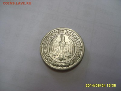 ГЕРМАНИЯ,50 пфеннигов 1928 G (никель)!до 9.08.2014 - S6001455.JPG