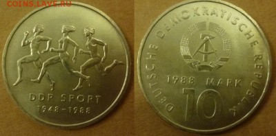 Иностранные Биметалл, Спорт, 25 р, Наборы МНОГО МНОГО!!! - ГДР 10 марок Атлетика 1988.JPG