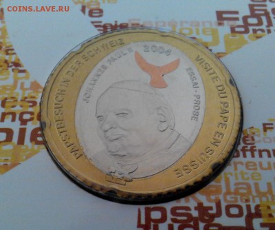 5 Евро в буклете 2004 год Папа римский - IMG_20140808_083323