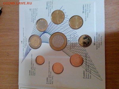 Набор монет Евро Словения 2008 год. - IMG_20140808_083808