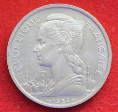 С РУБЛЯ ФРАНЦ.РЕЮНЬОН 5 франков 1955г. до 14.08.14г. в 22 - IMG_3231.JPG