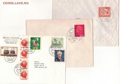 МАРКИ ГЕРМАНИИ ЛОТ 11 НА КОНВЕРТАХ 14.08 В 22.00МСК (8777) - Изображение 023