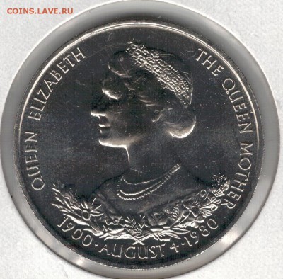 ГЕРНСИ КРОНА 1980 КОРОЛЕВА-МАТЬ 14.08.14 В 22.00МСК (9472) - 4-герн