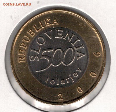 СЛОВЕНИЯ 500 ТОЛАРОВ 2006 ЛИНХАРТ 14.08.14 В 22.00МСК (9473) - 4-слов1