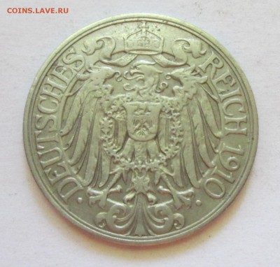 25 пфенингов 1910 год. До 14.08.14 22-00 МСК - IMG_4476.JPG