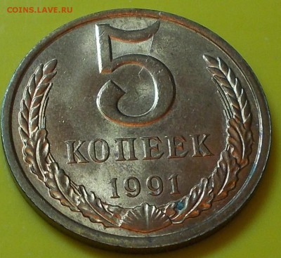 4 шт 5 копеек 1991 аверс и реверс расколы. - DSCN0248 [1024x768].JPG