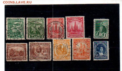 Марки Колумбии (1932-1934, 10 шт.), до 16.08 @ 22:00 - banknote_1730
