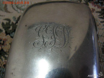 Антикварный серебряный портсигар - 1903 год - 942217075