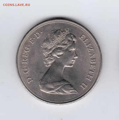 25 новых пенсов 1972 Великобритания до 15.08.2014 21:00 мск - 1.2