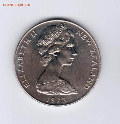 1 доллар 1975 Новая Зеландия до 15.08.2014 21:00 мск - 1.5