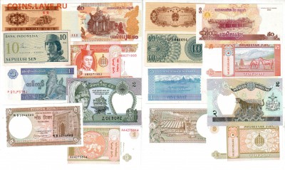 Боны стран Азии, 8 шт. UNC, до 16.08 @ 22:00 - banknote_1760