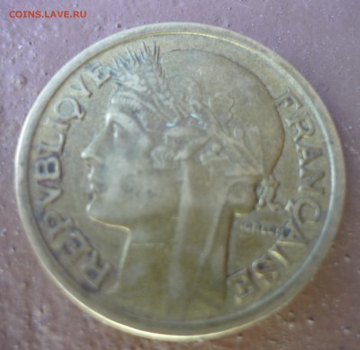 Франция 2 франка 1938 года - P1050403.JPG