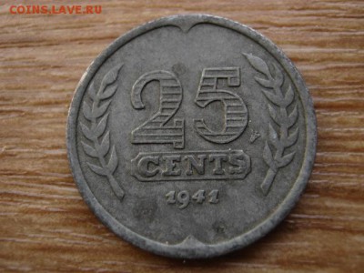 Нидерланды 25 центов 1941 цинк до 13.08.14 в 21.00 М - IMG_2995