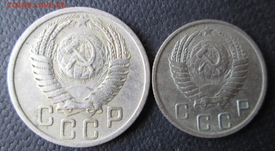 15 коп 1949 ("Р" приподнята) и 10 коп 1951 до 14.08.2014  23 - 15-49,10-51 аверс.JPG