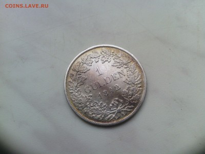 Баден 1842 год 1 гульден год до 14.08 - IMG_20140707_165541
