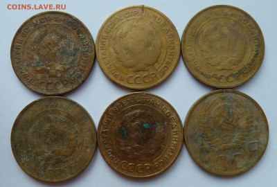 5 копеек 1926,1928,1930,1931,1932,1949 до 13.8.14(22.00 мск) - 5к6шт_ав