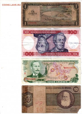 ЛАТИНСКАЯ АМЕРИКА, суперлот 27 шт. (UNC-F), до 16.08 @ 22:00 - banknote_1762