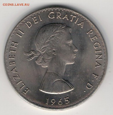 Великобритания крона 1965 Черчилль 18.08 в 22.00мск (9410) - 4-вел65