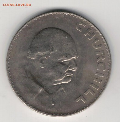 Великобритания крона 1965 Черчилль 18.08 в 22.00мск (9410) - 4-вел65а