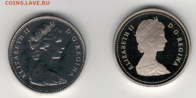 Канада 5 центов 1977 и 1987 (2шт) до 18.08 в 22.00мск (8969) - 4-кан5ц