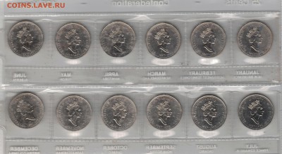 Канада набор квотеров 1992 (12шт) до 18.08 в 22.00мск (9194) - 4-кан-кв