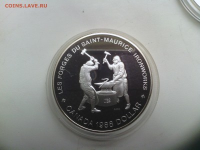 Канада 1 доллар 1988 Кузнецы ПРУФ до 15.08 - IMG_20140812_155745