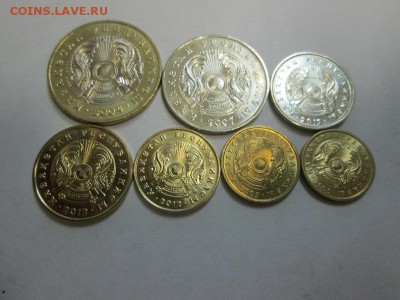 Казахстан. Полный набор тенге 7 монет. UNC до 13.08.14 22.00 - IMG_3926б