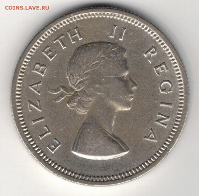 Ag Ю.Африка 2 шиллинга 1954 до 18.08 в 22.00мск (9141) - 5-ю54