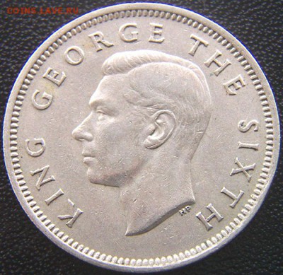 Неплохой новозеландский шиллинг 1951; до 13.08_22.16мск - 8387