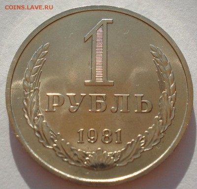 1 рубль СССР 1981 аUNC до 22:00 18.08.14 - DSC02674.JPG