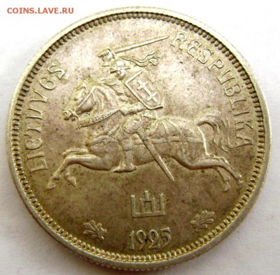 5 PENKI LITAI 1925 года (Серебро) до 15.08.2014 22-00 - Изображение 2506