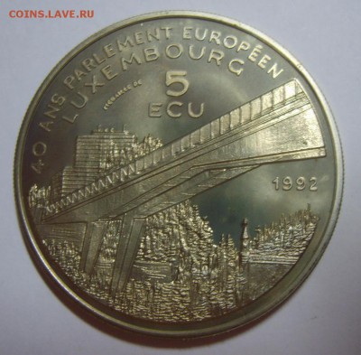 5 экю ЛЮКСЕМБУРГ 1992г UNC. до 16.08.14г 22.30г - S8301377.JPG
