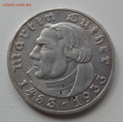 5 Reich Mark Мартин Лютер 1933 до 20.08.2014 до 23.00 - DSCN6844