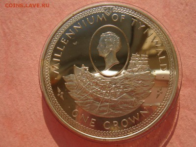 о. Мэн (2): Ag-925 крона 1979 Парламент ПРУФ до 19.08.14 22- - Крона Мэн 1979-2-1.JPG