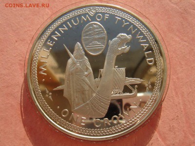 о. Мэн (1): Ag-925 крона 1979 Парламент ПРУФ до 19.08.14 22- - Крона Мэн 1979-1-1.JPG