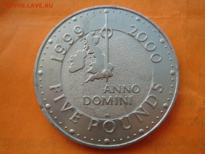 Великобритания: 5 фунтов 1999 Миллениум до 19.08.14, 22-00 - 5 фунтов 1999-1