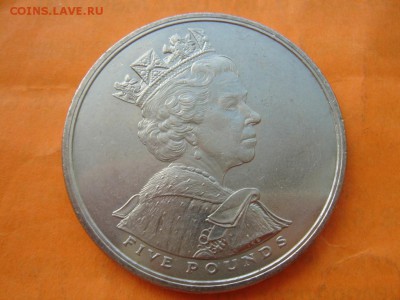 Великобритания: 5 фунтов 2002 Юбилей до 19.08.14, 22-00 - 5 фунтов 2002-2