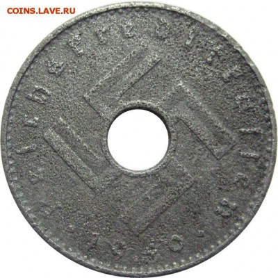 с 200р ГЕРМАНИЯ , 10 рейхспфеннигов РЕДКИЕ, 1940, до 17.08 - lot-186646-2