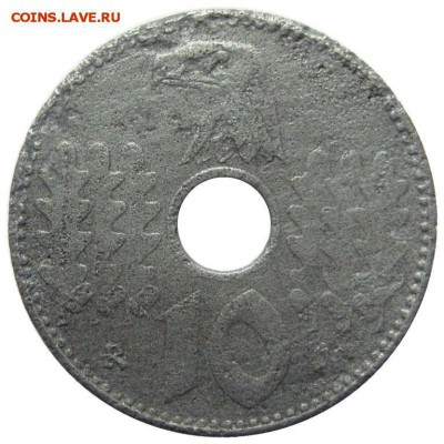 с 200р ГЕРМАНИЯ , 10 рейхспфеннигов РЕДКИЕ, 1940, до 17.08 - lot-186646-1