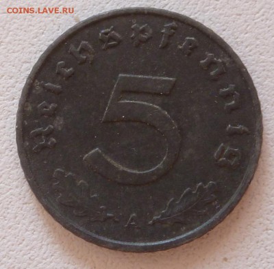 С 1 рубля! 5 рейхспфенниг 1940 года. - P1150268.JPG