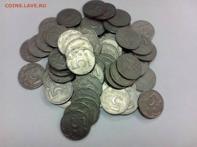5 рублей 1997 года - 65 штук - IMG_20140816_151322