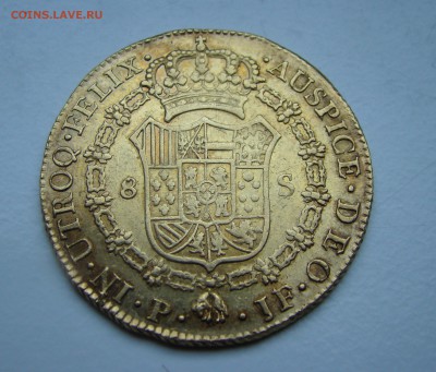 Испания 8 эскудо 1799 золото - DSC01471.JPG