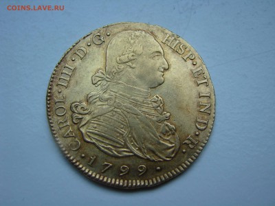 Испания 8 эскудо 1799 золото - DSC01470.JPG