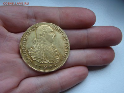 Испания 8 эскудо 1799 золото - DSC01472.JPG