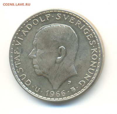 Ag. швеция 5 крон 1966. UNC. (2) . до 19.08 22:00 - 4