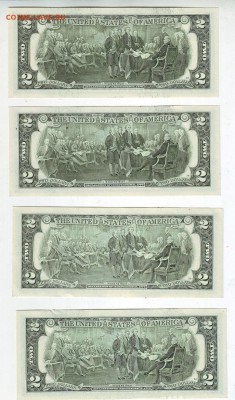 2 доллара США  2003 год -4 штуки - 2d-2